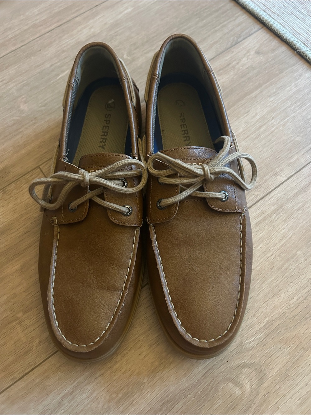 Sperry Men’s Brown Leather Deck Boat Shoes
